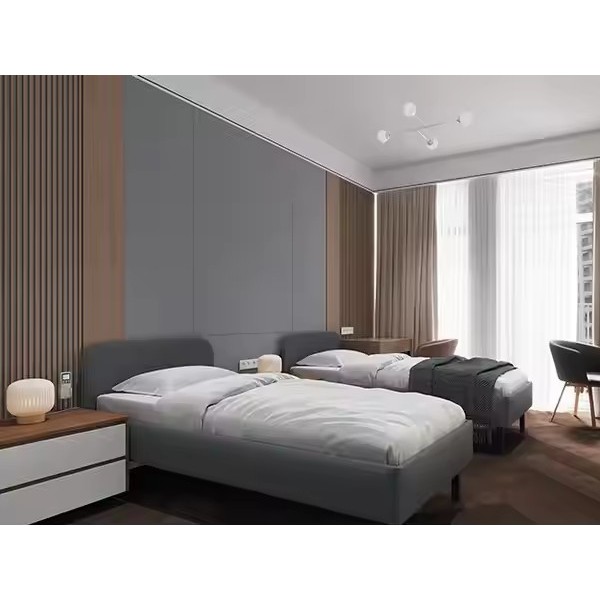 Custom Made Modern 5-Star Hotel Furniture Luxury FF&E Project for Bedroom Set Hotel Bed Room Furnitu / 3