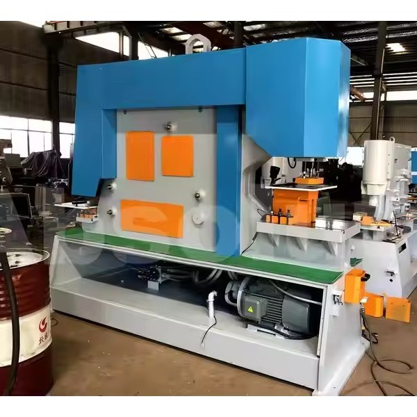 CNC Hydraulic Combined Punching Shearing Machine for Metal Sheet Angle Steel Channel Ironworker with / 3