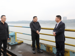 Tan Rongbing led the team to carry out the pre-Labor Day Safety Production Inspection